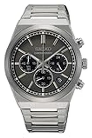 Seiko Reloj Analógico para Hombres de Cuarzo con Correa en Acero Inoxidable SSB455P1