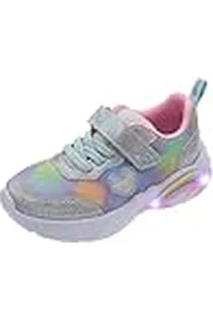 chicco Zapatos con Luces Niño y Niña, Zapatillas con Luces de Colores en la Suela, con Cordones Elásticos y Cierre Ajustable, Zapatos para Niñas y Niños, Diseñado en Italia
