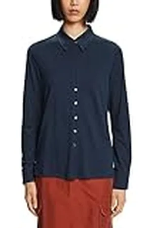 ESPRIT 083eo1k304 Camiseta, 450/Azul Petróleo, M para Mujer