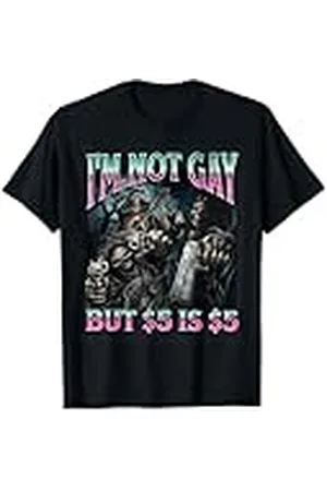 MildlyPerturbed Tengo Tendencias Homosexuales Divertido Esqueleto Duro Meme Camiseta Negra Unisex-Adultos S Manga Larga T-Shirt Calaveras