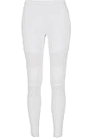 Urban classics Ladies Tech Mesh Leggings mujer elásticos para deporte, con 4 insertos de malla funcional, corte clásico, pantalones de deporte, cintura elástica.