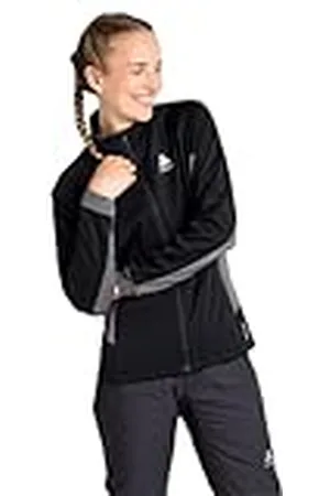 Odlo Chaqueta BRENSHOLMEN para Mujer, Negro/Gris Grafito, XL