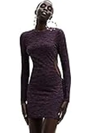 Desigual Vest_Michi, 3040 Amberes/Rosa Morado Vestido Informal, , M Mujeres