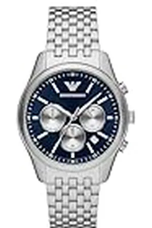 Emporio Armani Reloj para hombre de acero inoxidable con cronógrafo, AR11582