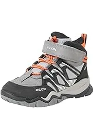 Geox J MONTRACK BOY B ABX, Zapatillas para Niños, GREY/ORANGE, 36 EU