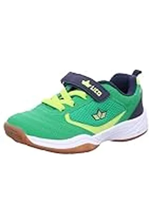 LICO Kerry VS, Zapatillas de Interior Unisex niños, Grün/Marine/Lemon, 28 EU