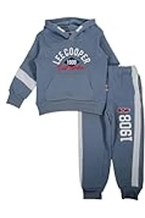 Lee Conjunto de 2 piezas, Suéter + Joggers, Niños, (2 a 8 años), Unisex, Niño, Niña, Suave, Lindo, Cálido, Sudadera + Pantalón, Modelo GLC2545 JOG KIDS S2-5A, BLEU