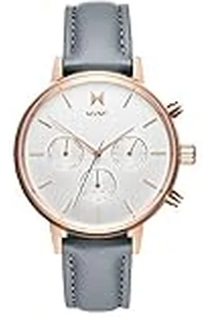 MVMT Reloj Analógico de Cuarzo para Mujer con Correa en Piel Azul - D-FC01-RGGR