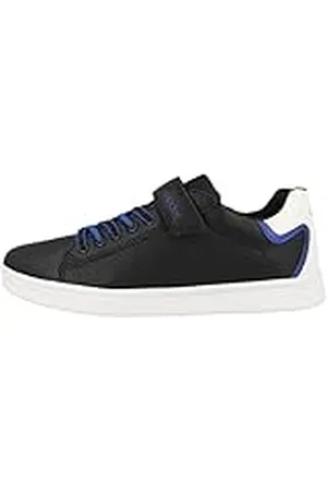 Geox J DJROCK BOY, Zapatillas para Niños, BLACK/ROYAL, 28 EU