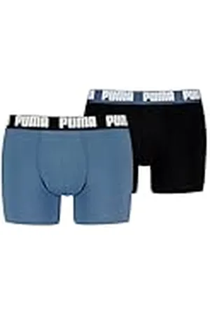 PUMA Basic Calzoncillo, Gris/Azul/Negro, S Hombres