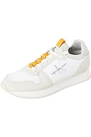 Calvin Klein Jeans Hombre Runner Sneaker Zapatillas de deporte, Multicolor (Bright White), 41 EU