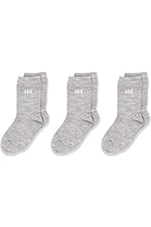 Helly Hansen Kids Unisex K Wool Sock Basic 3Pk, Melange, 29-31