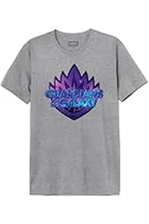 Marvel MEGUGAMTS164 Camisetas, Gris Melange, 3XL para Hombre