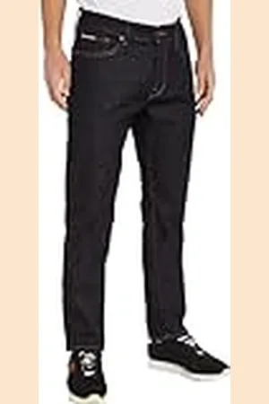 Tommy Hilfiger Hombre Pantalón Vaquero Stretch, Negro (Rinse), 31W / 34L