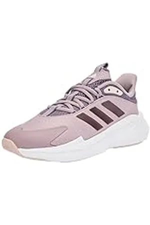 adidas Mujer AlphaEdge + Shoes, preloved Fig/Aurora Met/Putty Mauve, 41 1/3 EU