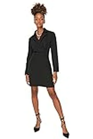 Trendyol Woman Mini Bodycon V-Neck Woven Dress Vestido, , 42 para Mujer