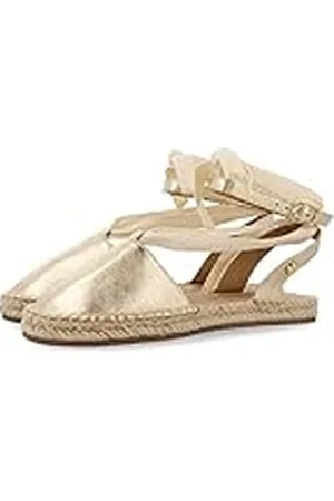 Gioseppo Sandalias tipo espadrille de color oro para niña stravaj
