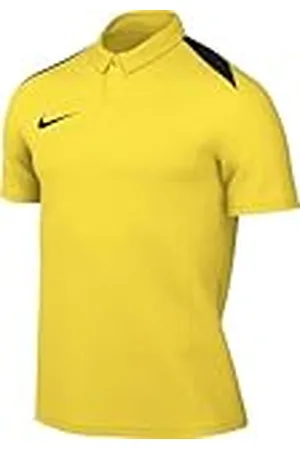 Nike FD7600-719 M NK DF ACDPR24 SS Polo K Sweatshirt Hombre Tour Yellow/Black/Black Tamaño S