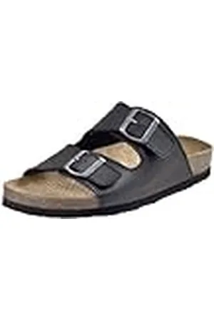 DR. BRINKMANN 600303, Zuecos Hombre, Negro (Schwarz (Schwarz 1), 47.5 EU