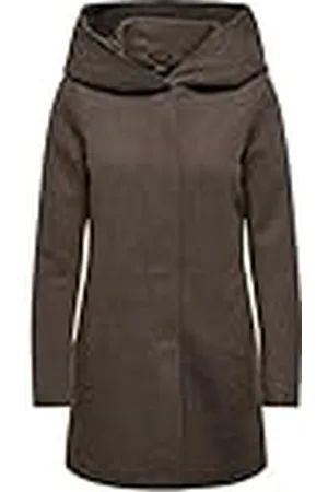 ONLY Classic Coat Abrigo, /Melange, S para Mujer