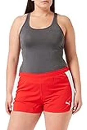 PUMA Cruzar la línea Pantalones Cortos, Niñas, Rojo, 140