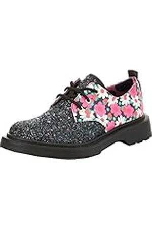 Irregular Choice Pan Tostado, Oxford Plano Mujer, Black, 37 EU