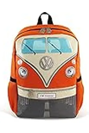 Brisa VW Collection - Mochila de Senderismo Infantil Volkswagen T1 Camper Bus (15L/Pequeña/Frente del Bus/ )