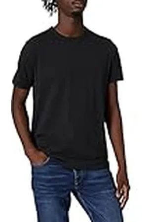 Marc O’ Polo Marc OߴPolo Hombre Camiseta de punto de algodón orgánico con cuello redondo, (Black), M