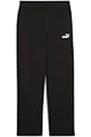 PUMA ESS Small No. 1 Logo Comfort Straight Pants TR op, Pantalones de Punto Mujer, Black, XS