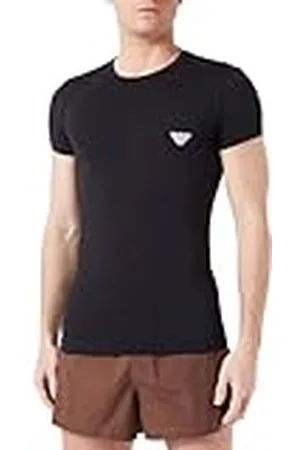 Emporio Armani Shiny Logoband T-Shirt Hombre, , XL