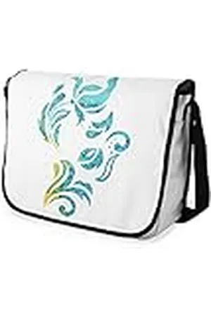 Bonamaison – Bolsas de Mensajero con Pulsera Negra para Estudiantes, Mochilas Escolares para niñas y niños, 29 x 36 cm