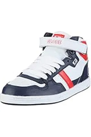 Globe Superfly-Kids GBKFLY - Zapatillas de Cuero para niños, Color Blanco, Talla 33.5