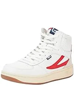 Fila Sevaro Mid Wmn, Zapatillas Mujer, White Red, 38 EU