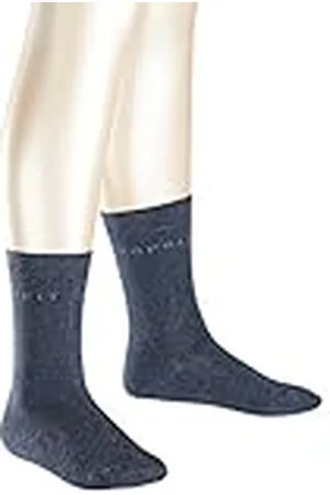 Falke ESPRIT Foot Logo Multipack K So algodón lisos 2 pares, Calcetines Unisex niños, , 31-34