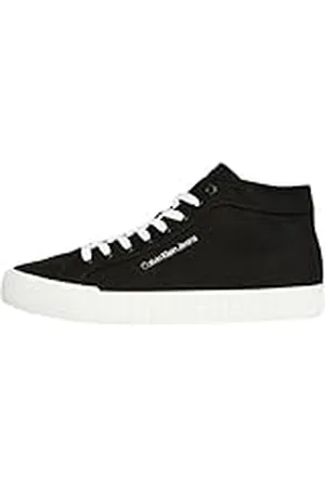 Calvin Klein Jeans Zapatillas sneaker vulcanizadas Hombre Skater Mid Laceup Calzado, Schwarz (Negro), 44