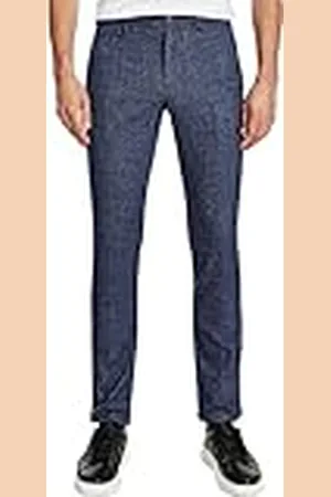 Tommy Hilfiger Men Trousers Bleecker Chino, Blue (Faded Indigo), 28W / 36L