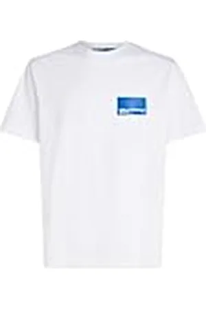 Karl Lagerfeld Klj Regular Sslv Logo tee Camiseta, White, M para Hombre