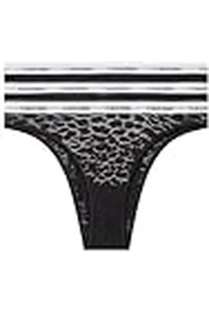 Calvin Klein Pack de 3 Braguitas Tipo Tanga con Encaje para Mujer, , M