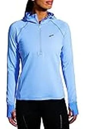 Brooks 221568497 Notch Thermal Hoodie 2.0 Sweatshirt Mujer Heather Blue Lavender Tamaño 35