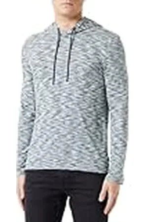 QS by s.Oliver Camiseta de Manga Larga con Capucha para Hombre, , M