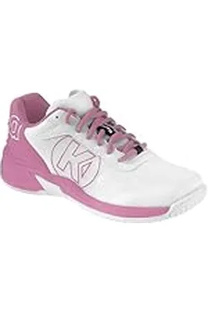 Kempa Attack 2.0 Junior Game Changer, Balonmano, Calzado Deportivo, Zapatillas de Deporte, weiß/Rosa, 30 EU
