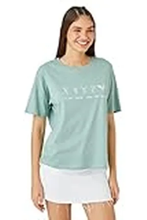 Koton Short Sleeve T-Shirt Slogan Printed Crew Neck Camiseta, , XS para Mujer