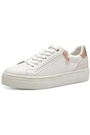 Tamaris Mujer 1-23313-41, Bailarina, Wht/Rose Gold, 42 EU