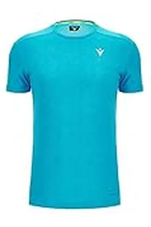 macron Run Start Scd Ralph Camiseta Print Nsky Mel SS Man Malla, Hombres, Sky Blue, L