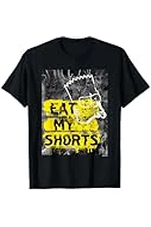 The Simpsons Bart Simpson Eat My Shorts Graffiti Camiseta