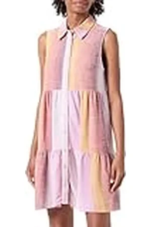 ONLY Onlsiesta S/L Linen Bl Shirt Dress Pnt Vestido Blusa, , M para Mujer