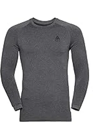Odlo Sudadera Performance Warm Eco para Hombre Gris y Negro S