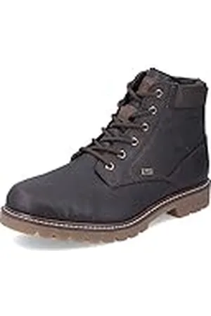 Rieker Hombre Botines 38842, de Caballero Botines con Cordones,Repelente,TEX,Botas de Invierno,Marrón (Braun / 25),40 EU / 6.5 UK