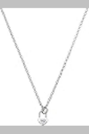Liu Jo LIU-JO Collar Collana in Acciaio Colore Silver con pendente lucchetto/Cuore con cristalli LJ2134 Marca
