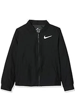 Nike G NK JKT WVN Chaqueta, Niñas, Black/White, XL